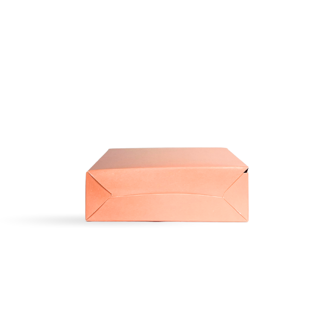 Peach Donut Box- 4.2x4.2x2.2 inches
