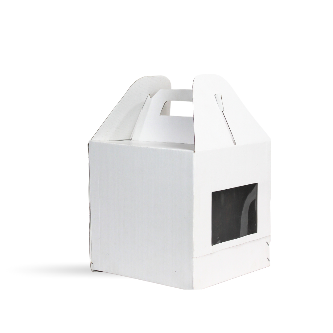 White Tall Cake Box- 10x10x10 inches
