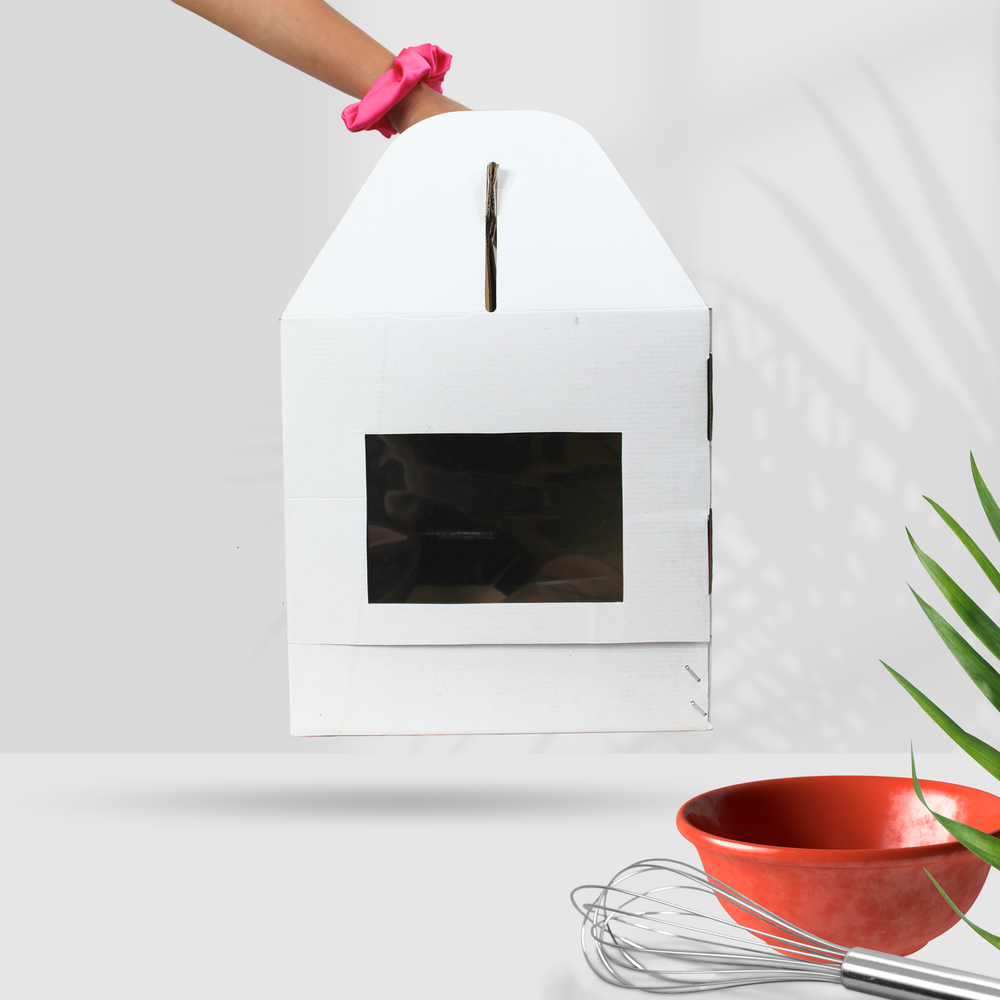 Tall Cake Box- 12x12x12 with Window & Handle β Premium Quality & Easy to Carry
