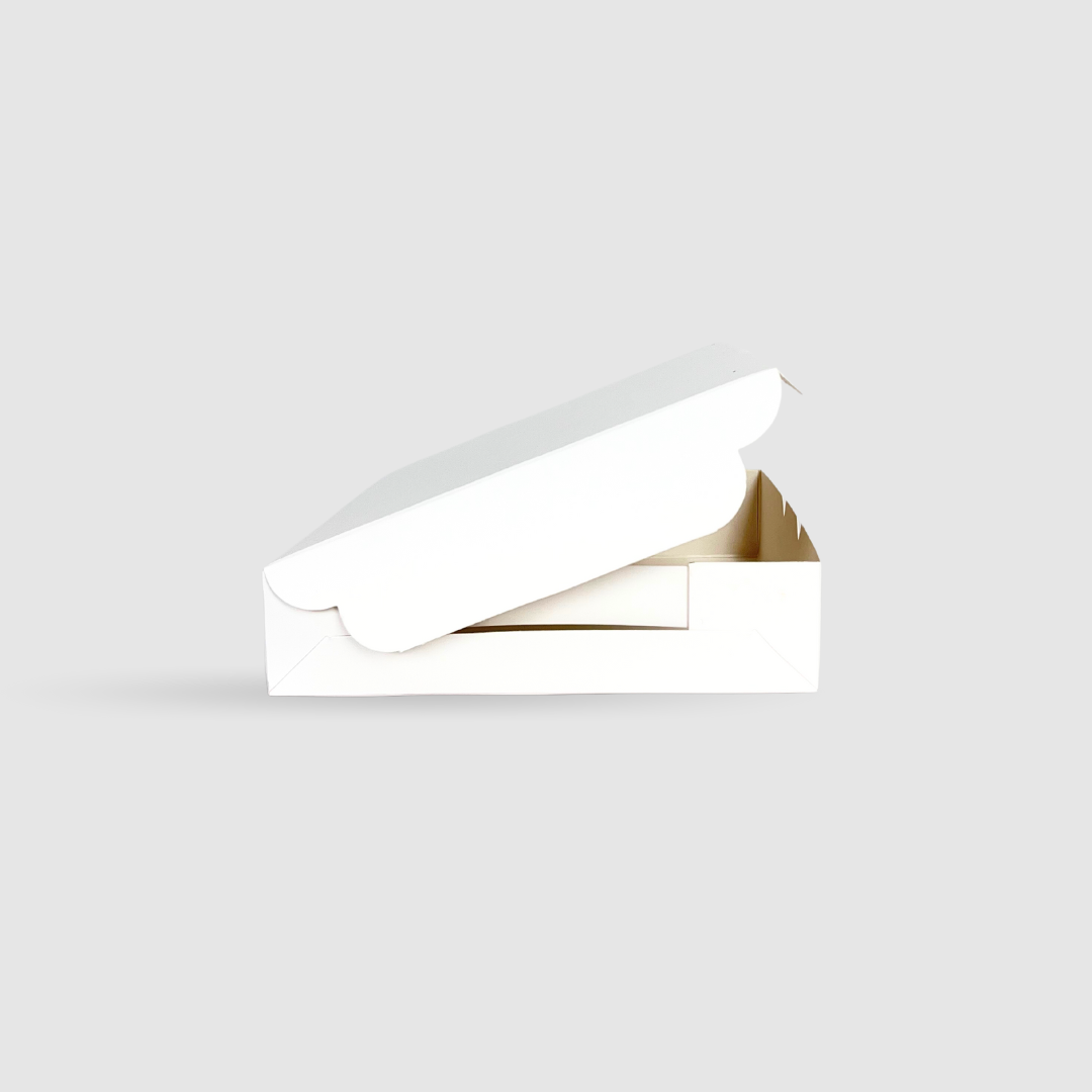 White Pizza Box - 7.2x7.2x1.75 inches