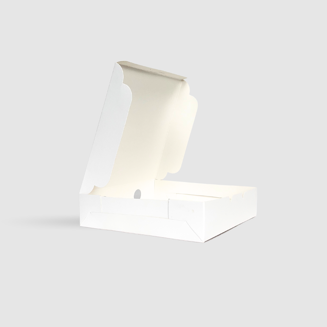 White Pizza Box - 7.2x7.2x1.75 inches
