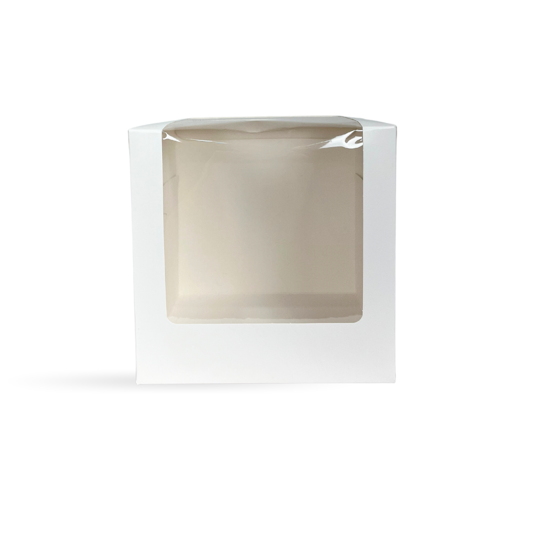 Tall Cake Box- 8x8x8 inches White