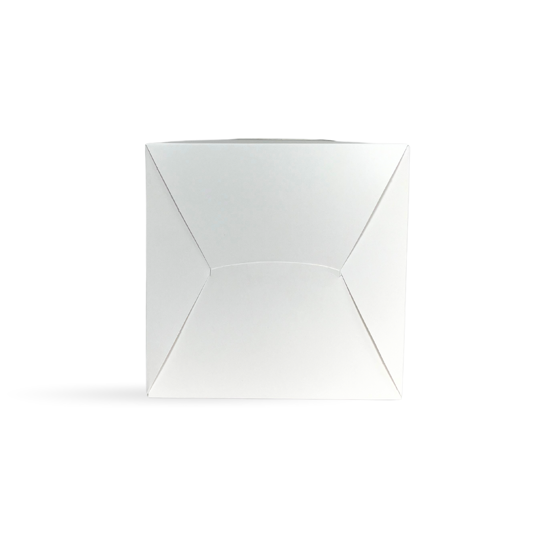 Tall Cake Box- 8x8x8 inches White