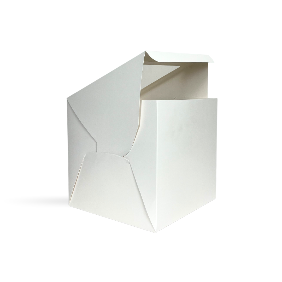 Tall Cake Box- 8x8x8 inches White