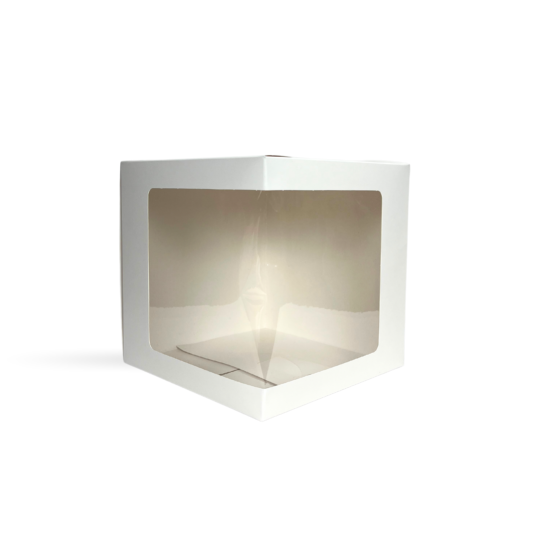 Tall Cake Box- 8x8x8 inches White