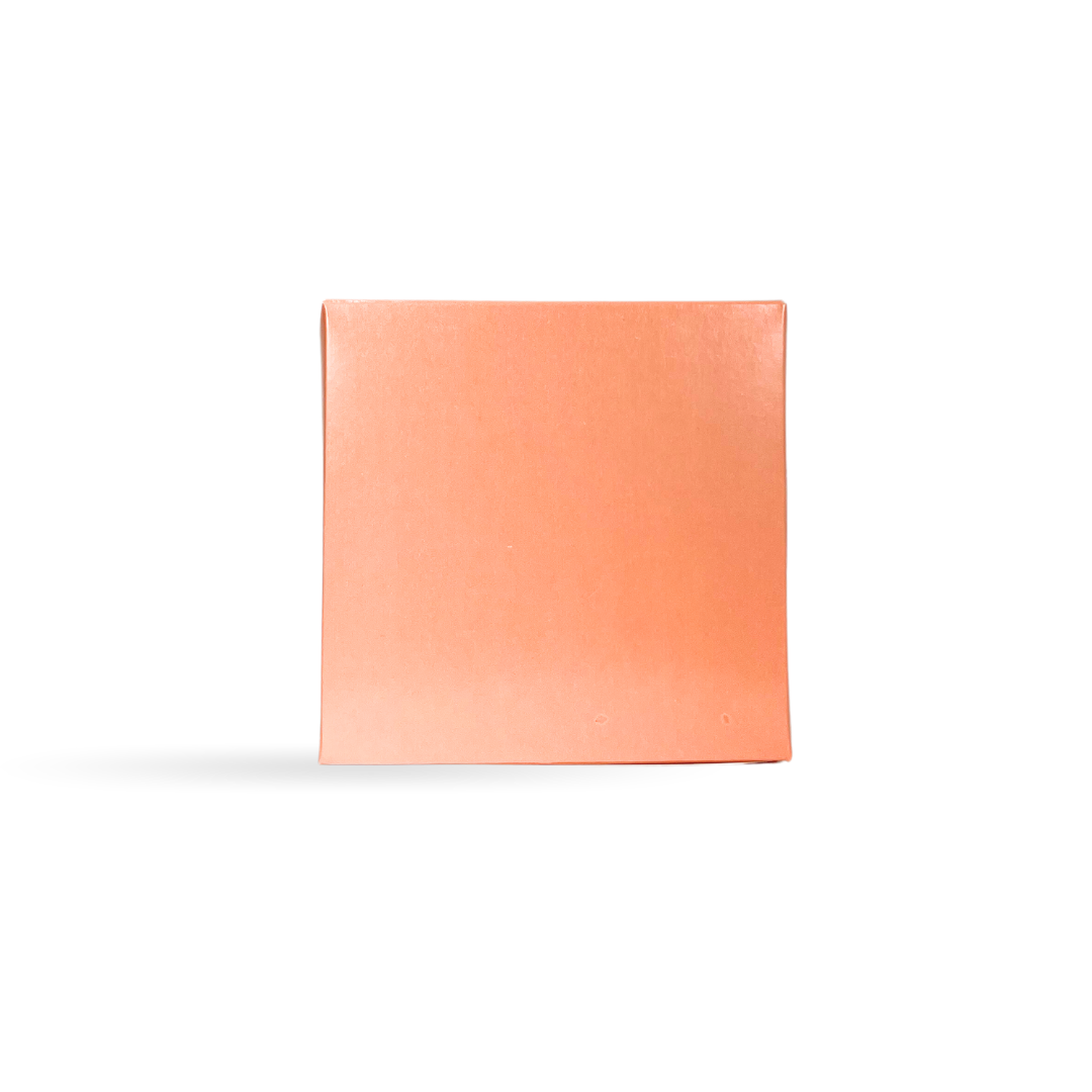 Peach Donut Box- 4.2x4.2x2.2 inches