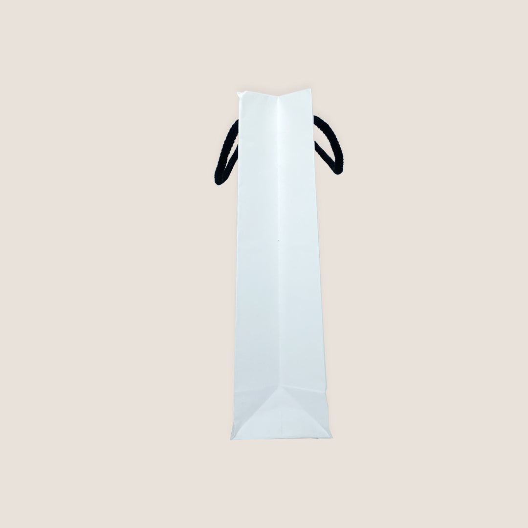 White Paperbag- 8x3x10 inches