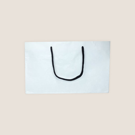 White PaperBag- 10x8x6 inches