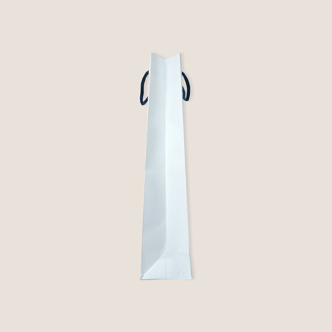 White Paperbag- 9x3x13 inches