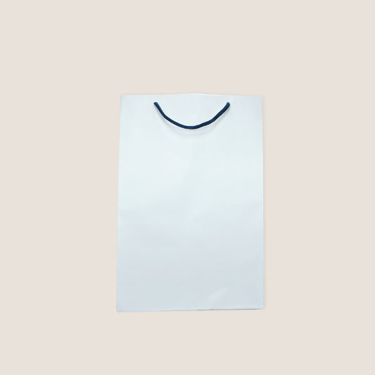 White Paperbag- 9x3x13 inches