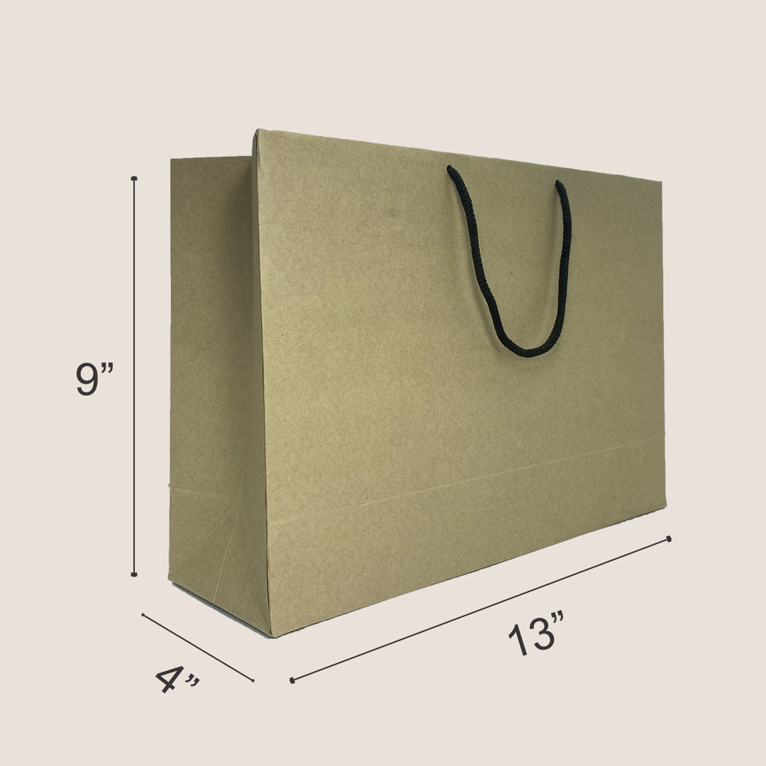 Brown Paperbag- 13x4x9 inches