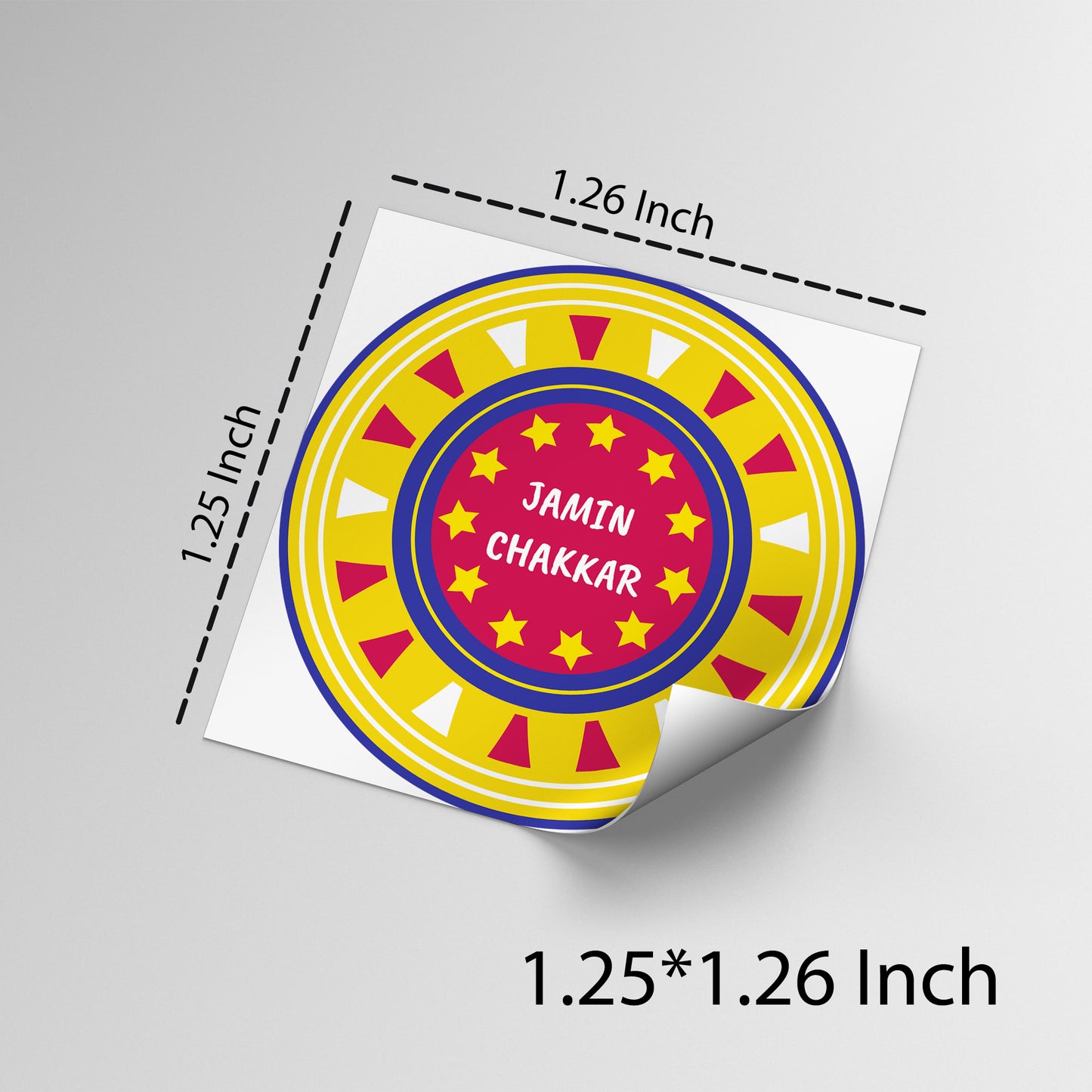 Diwali Chocolate Stickers - (Pack of 7 sheets)