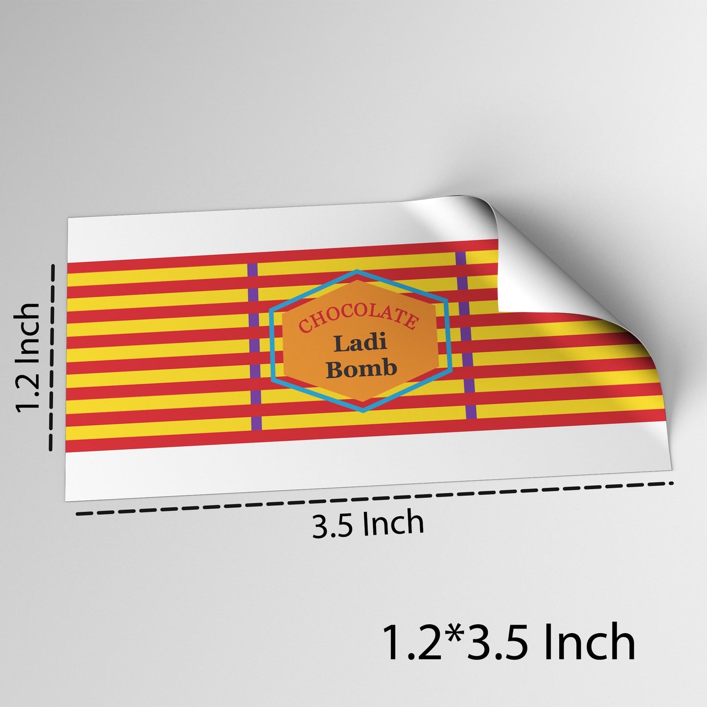 Ladi Bomb Cracker Chocolate Stickers - (pack of 5 sheets)