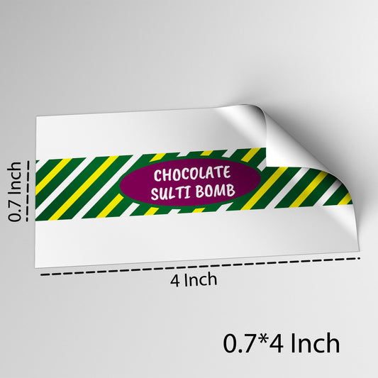 Sutli Bomb Cracker Chocolate Stickers (pack of 5 sheets)