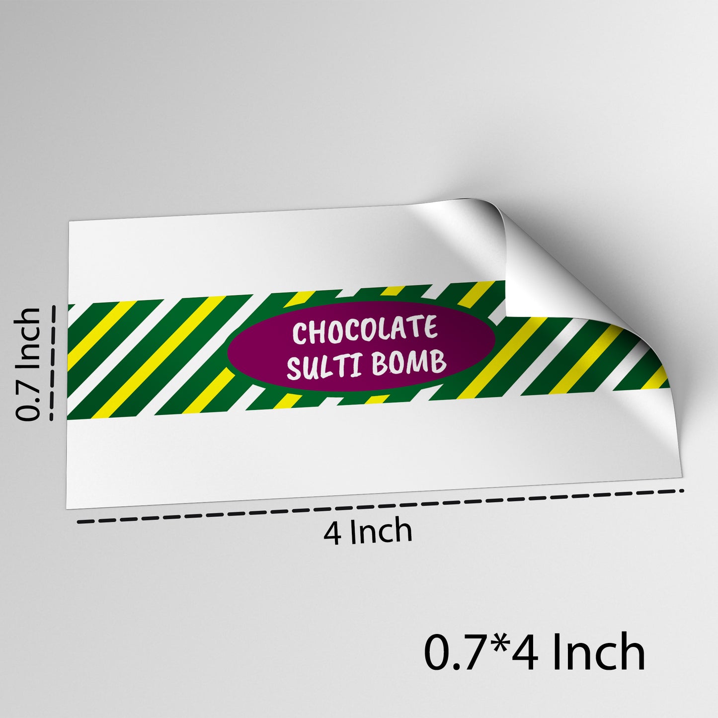 Diwali Chocolate Stickers - (Pack of 7 sheets)