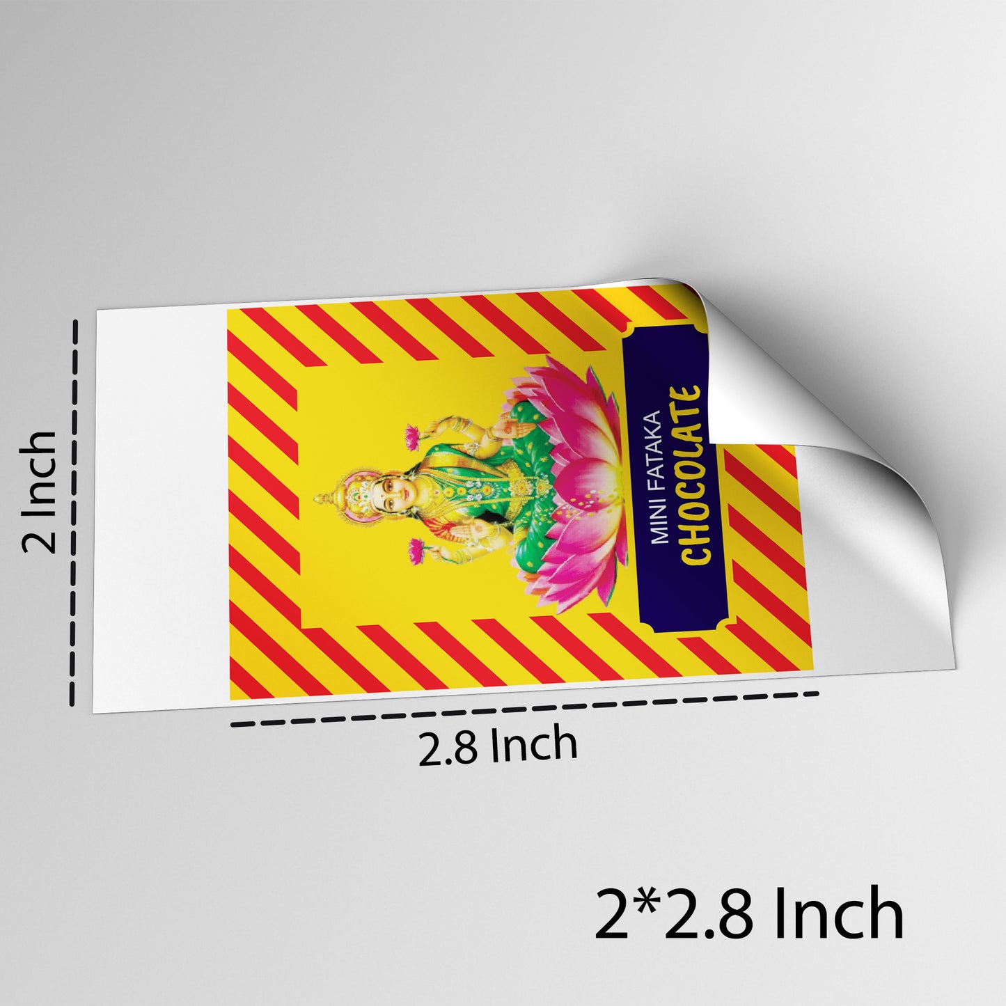 Diwali Chocolate Stickers - (Pack of 7 sheets)