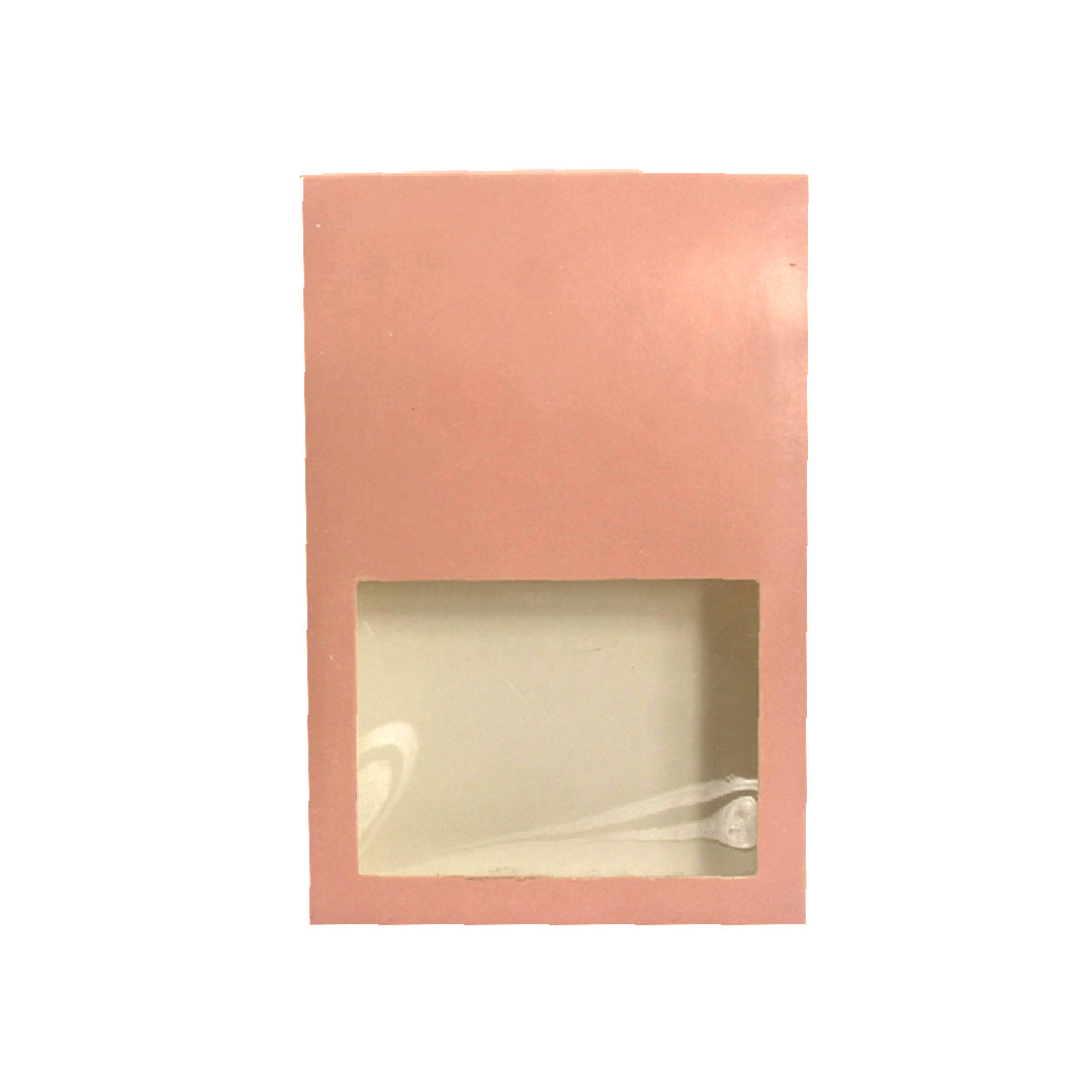 Peach Chocolate/Dry fruit Box- 8x5x1 inches
