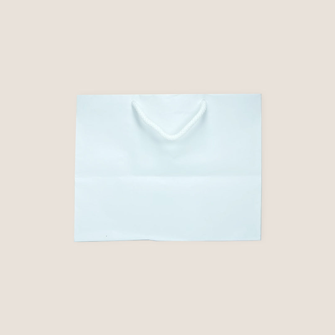 White Paperbag- 7x6x9 inches