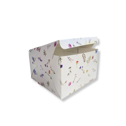 Floral Cake Box 1/2 Kg- 8x8x5 inches