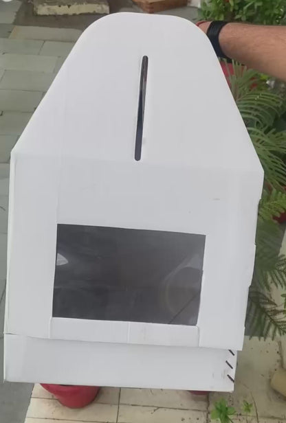 Tall Cake Box- 12x12x12 with Window & Handle – Premium Quality & Easy to Carry