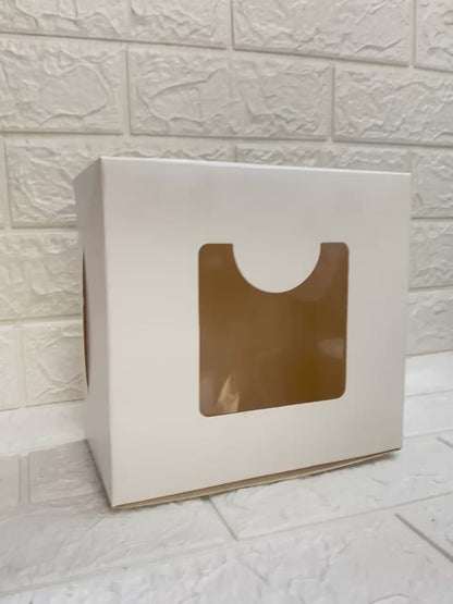 White Cake Box 1/2 Kg- 8x8x5 inches