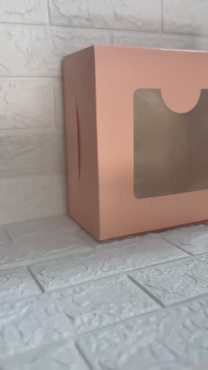 Peach Cake Box 1 Kg- 10x10x5 inches