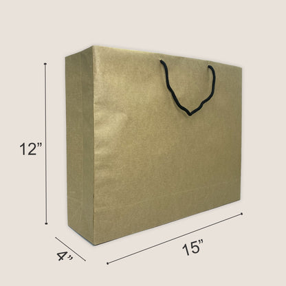 Brown Paperbag- 15x4x12