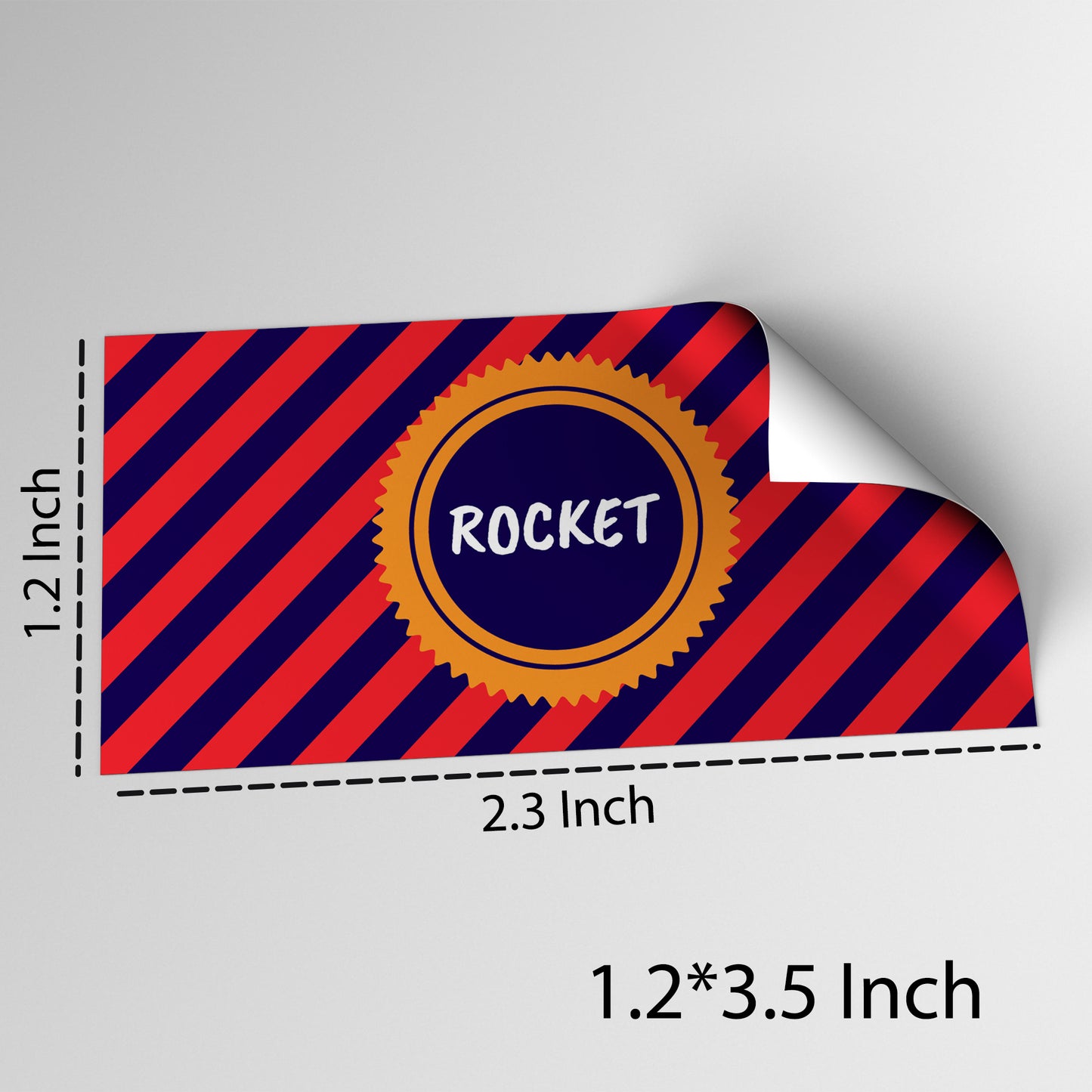 Rocket Cracker Chocolate Stickers (pack of 5 sheets)