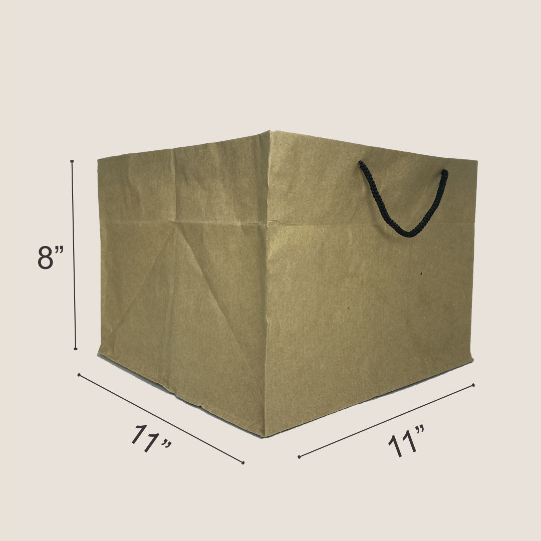 Brown Paperbag for 1 kg Cake -11x11x8 inches