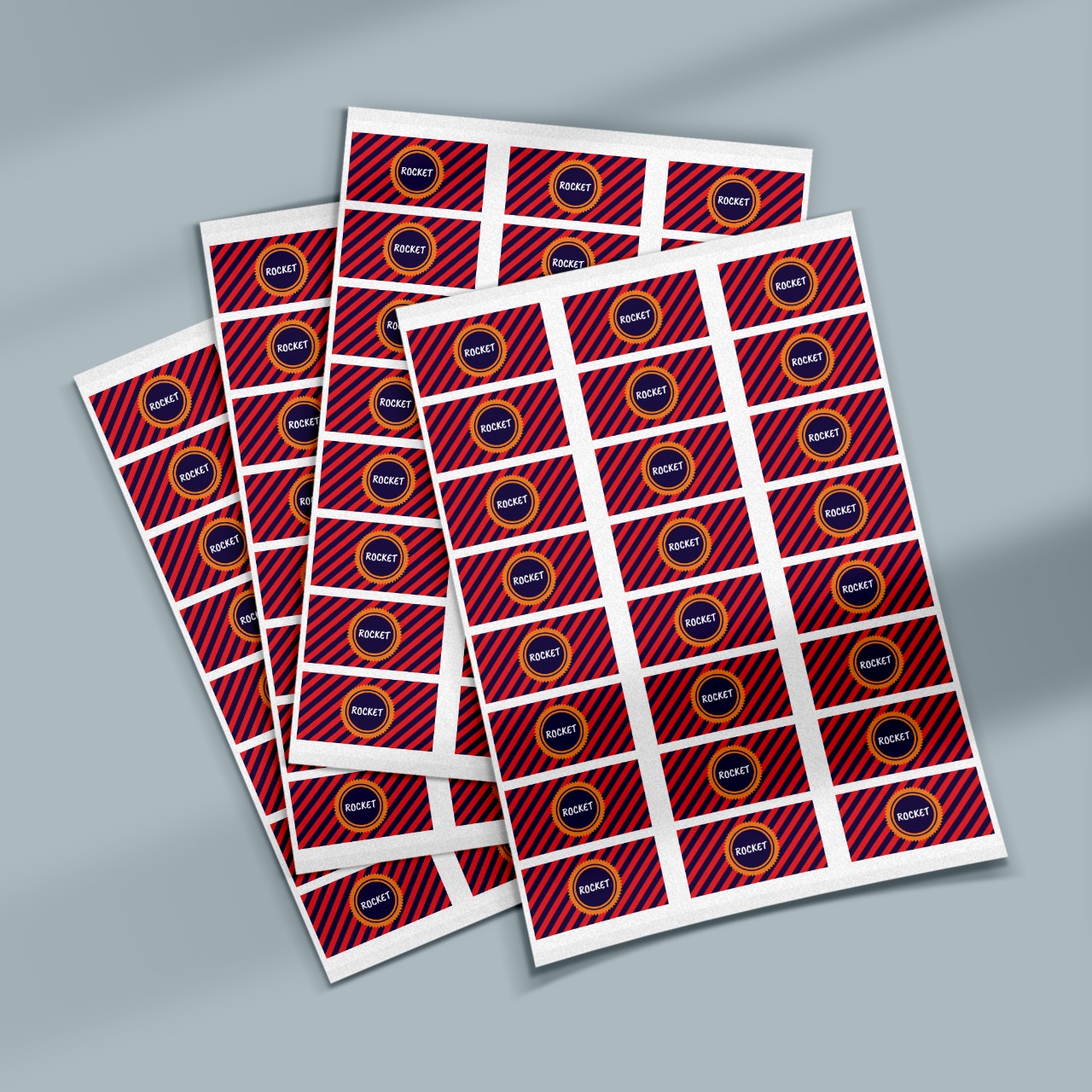 Rocket Cracker Chocolate Stickers (pack of 5 sheets)