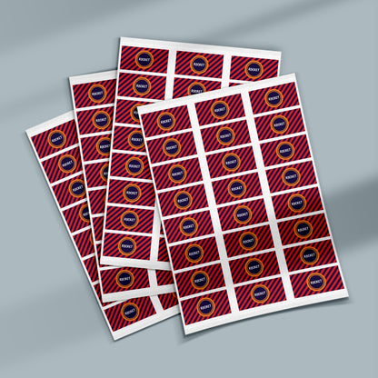 Rocket Cracker Chocolate Stickers (pack of 5 sheets)