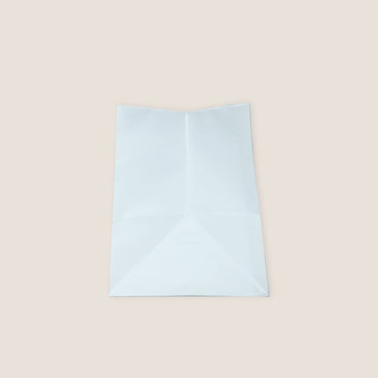 White Paperbag- 7x6x9 inches